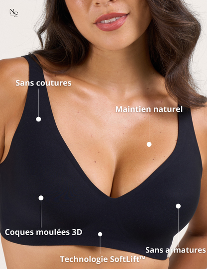 Soutien-gorge seconde peau – Décolleté V profond