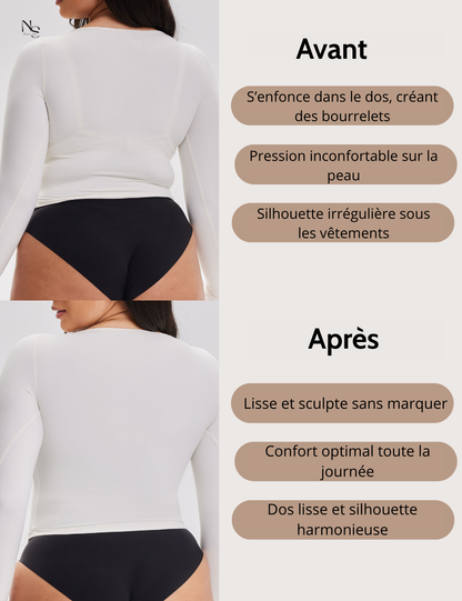 Soutien-gorge seconde peau – Décolleté V profond